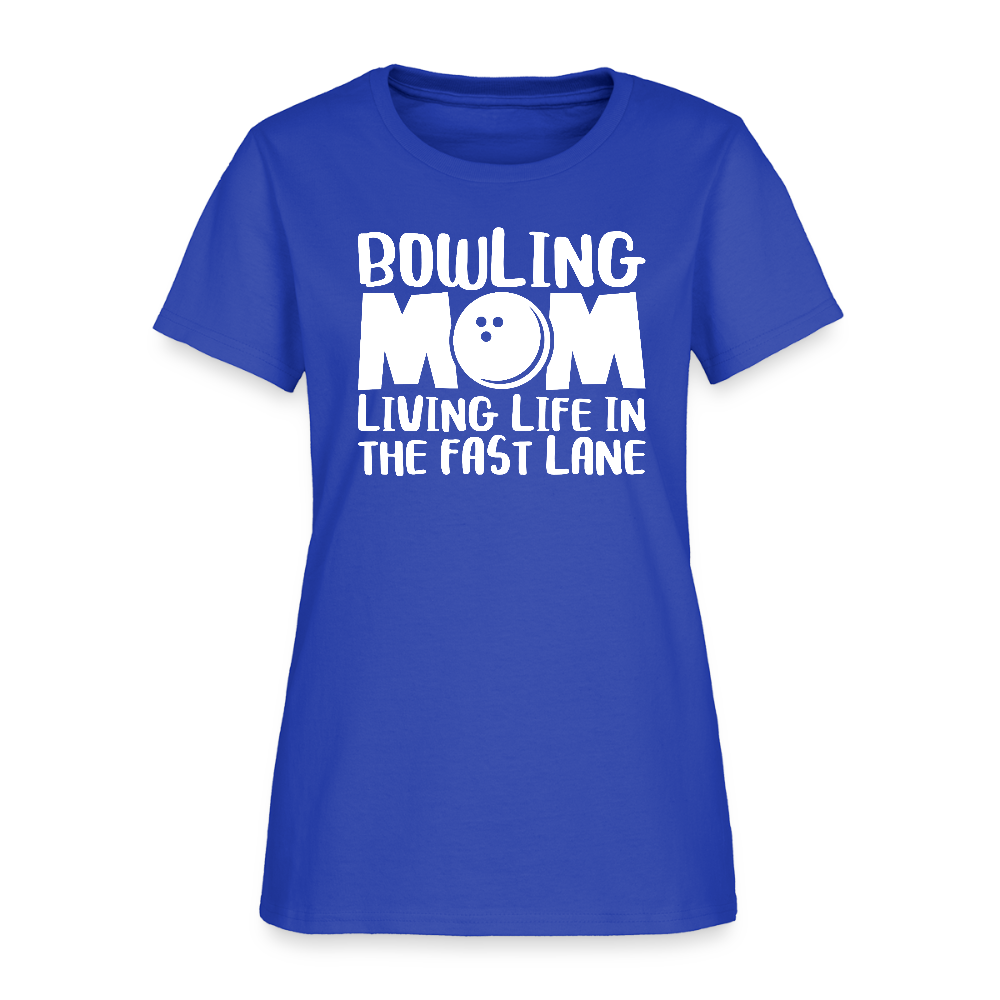 Bowling Mom - royal blue