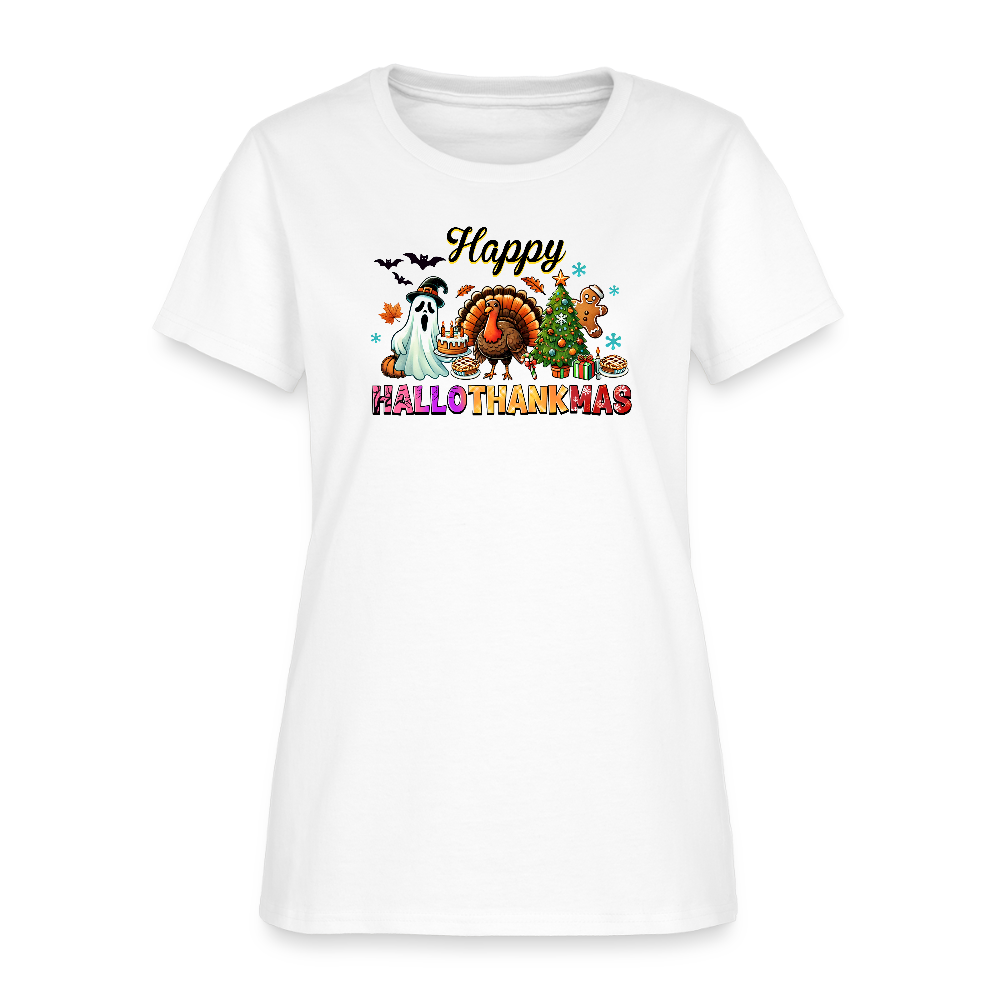 HalloThankMass-Women's T-Shirt - white