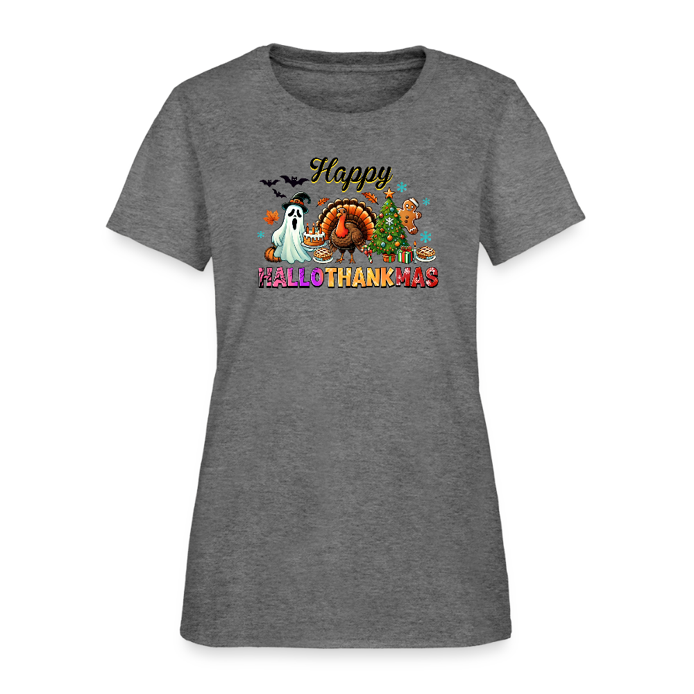 HalloThankMass-Women's T-Shirt - graphite heather