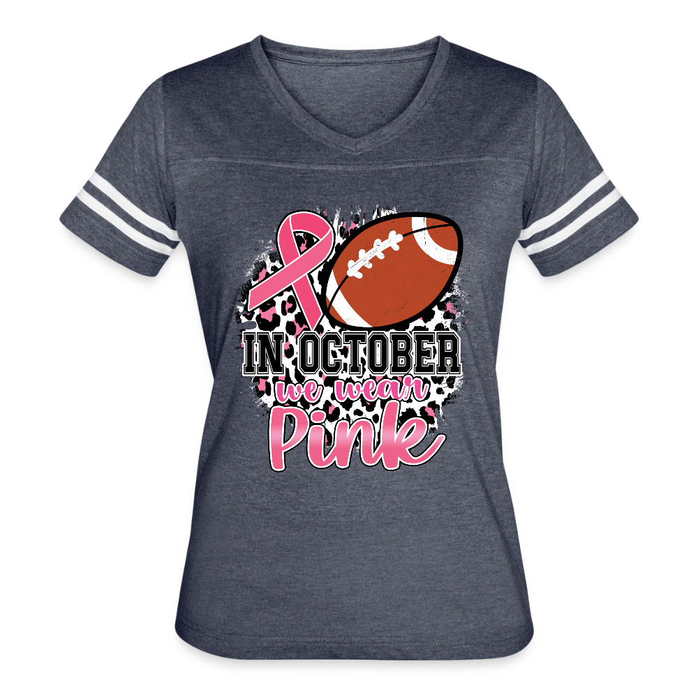 Women’s Vintage Sport T-Shirt - vintage navy/white